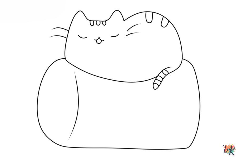 coloriage Pusheen  gratuit 1