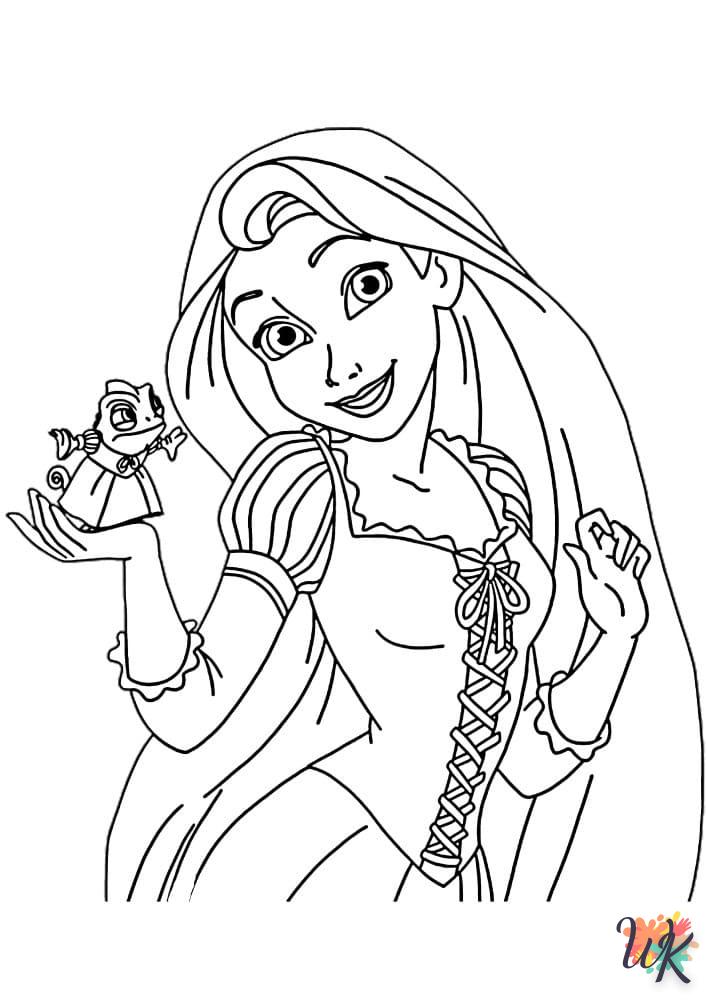 à imprimer coloriage Raiponce