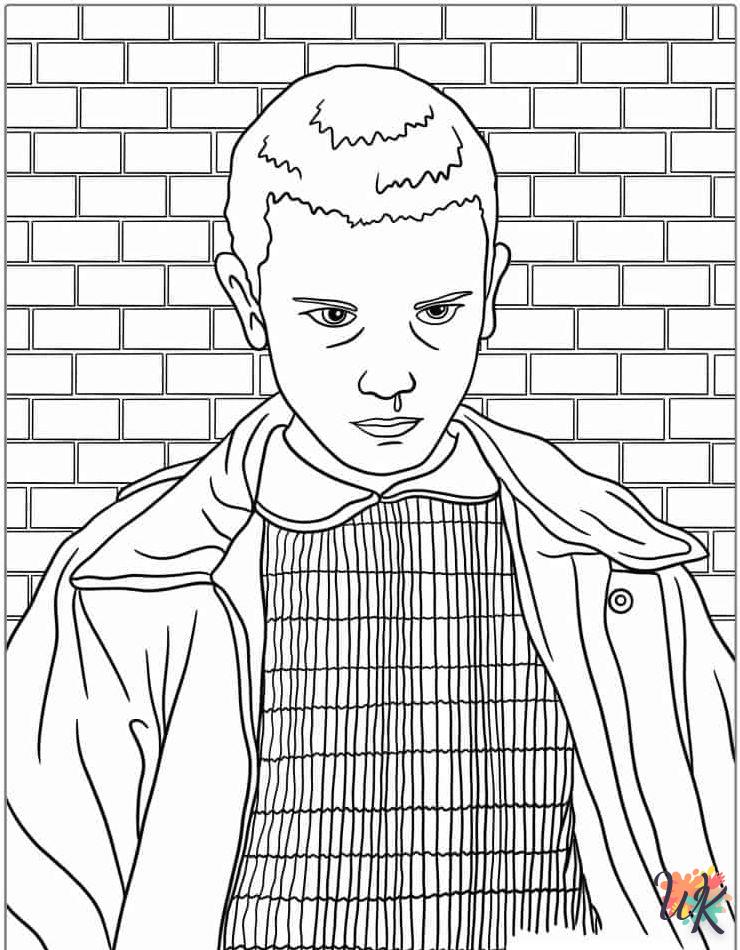 imprimer coloriage Stranger Things 5