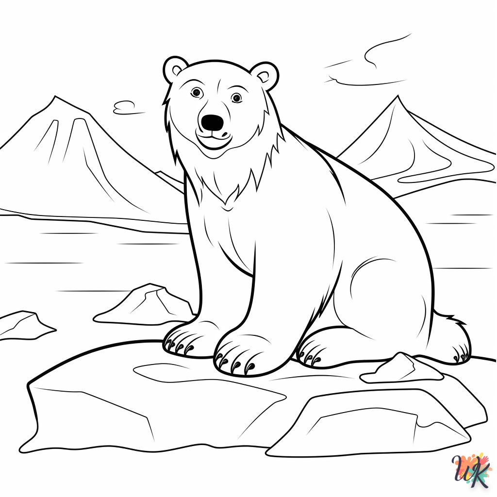 coloriage Ours Polaire  en ligne