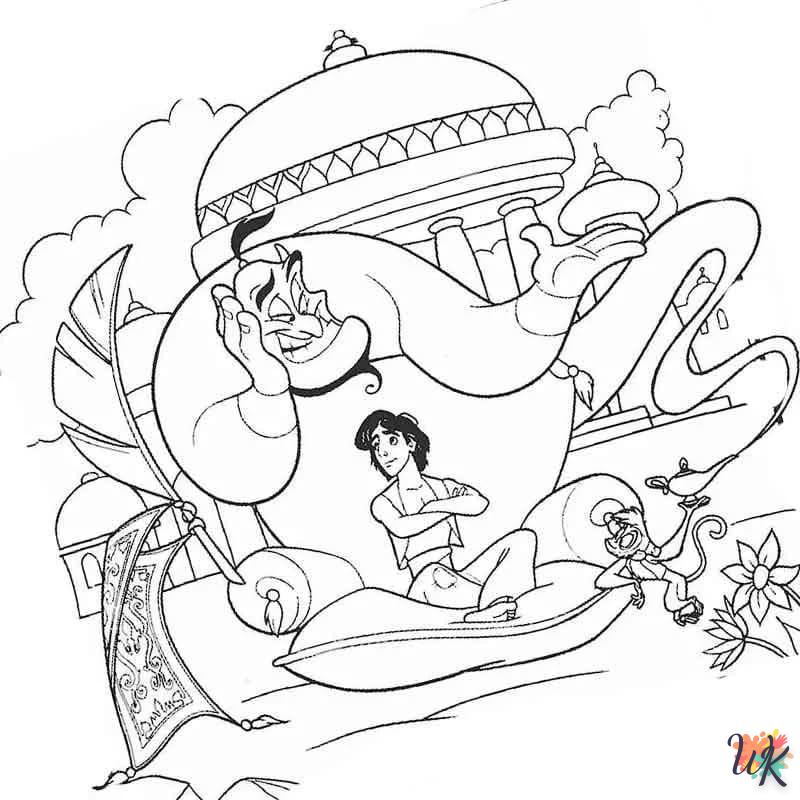 à imprimer coloriage Aladdin