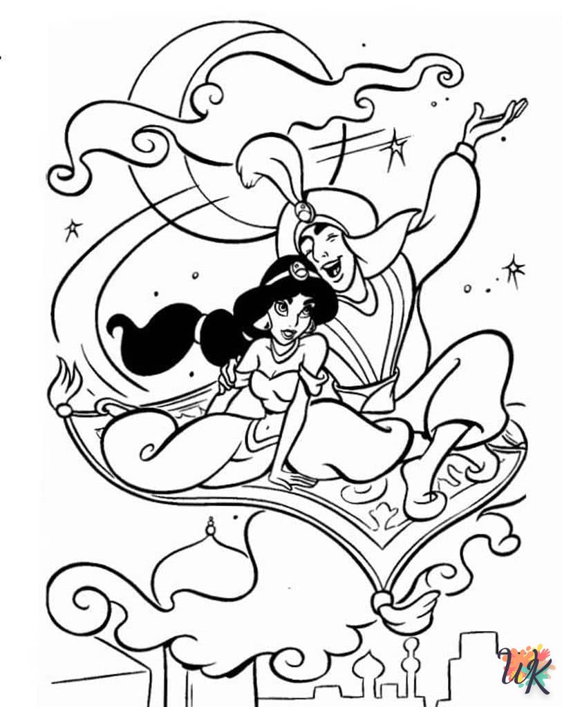 coloriage Aladdin  a dessiner et imprimer 2