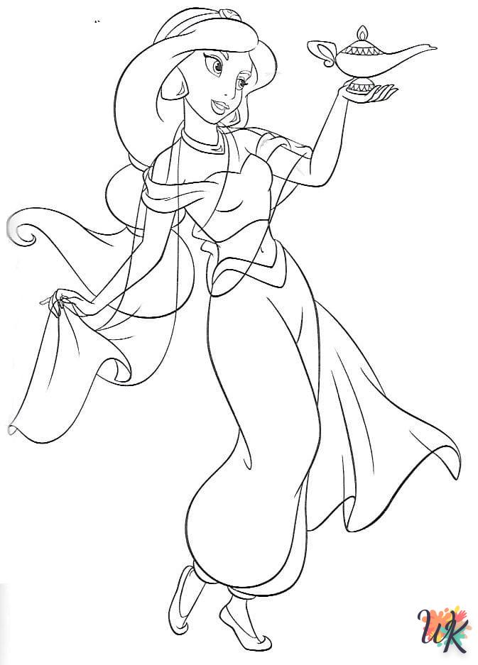 coloriage Aladdin  à imprimer gratuitement pdf