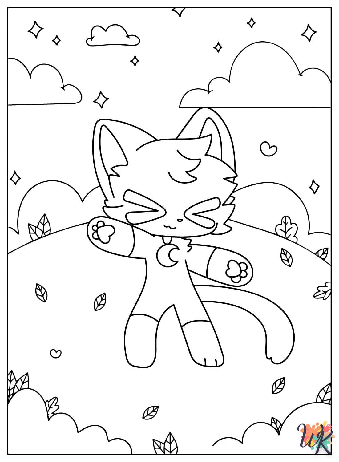 coloriage CatNap  pour enfant de à imprimer