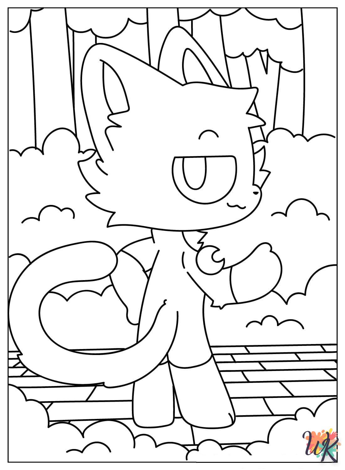 coloriage CatNap  enfant a imprimer