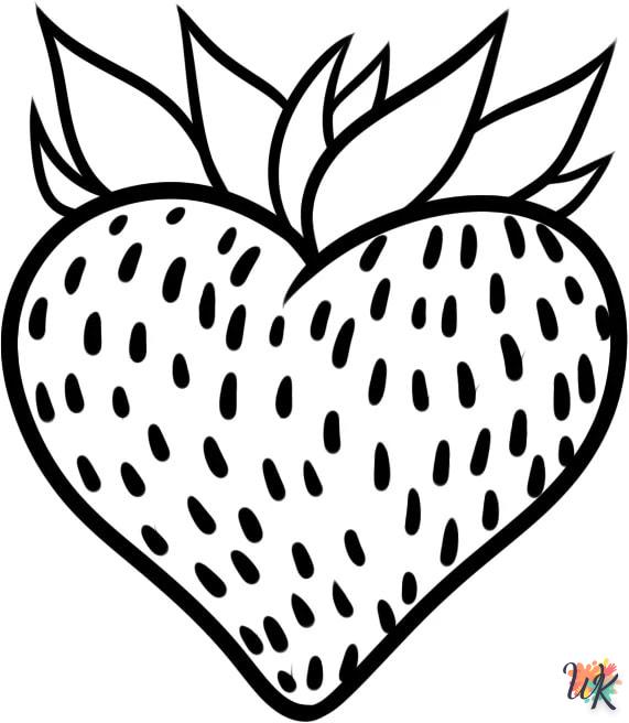 Heart coloring page for 8 year old child 1