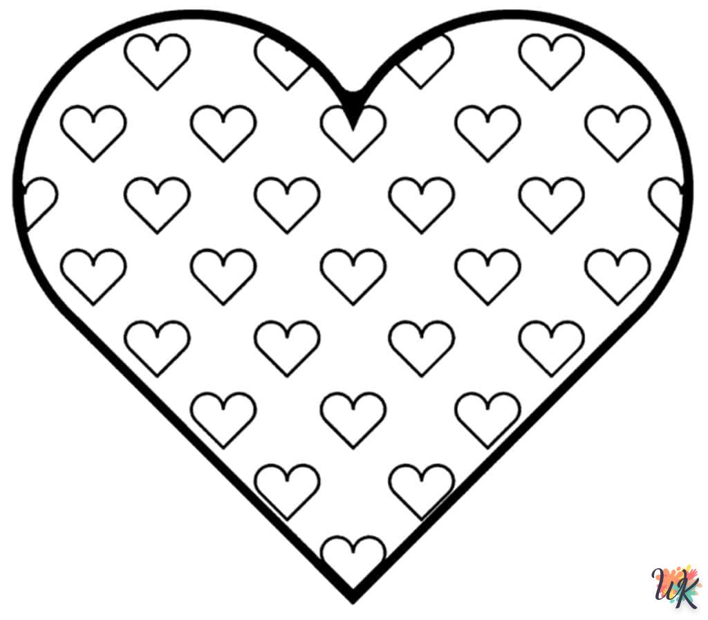 Heart coloring online for free adults