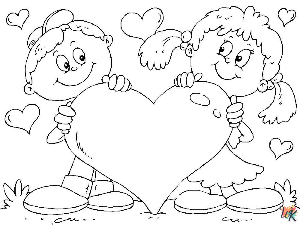 download free Heart coloring 2