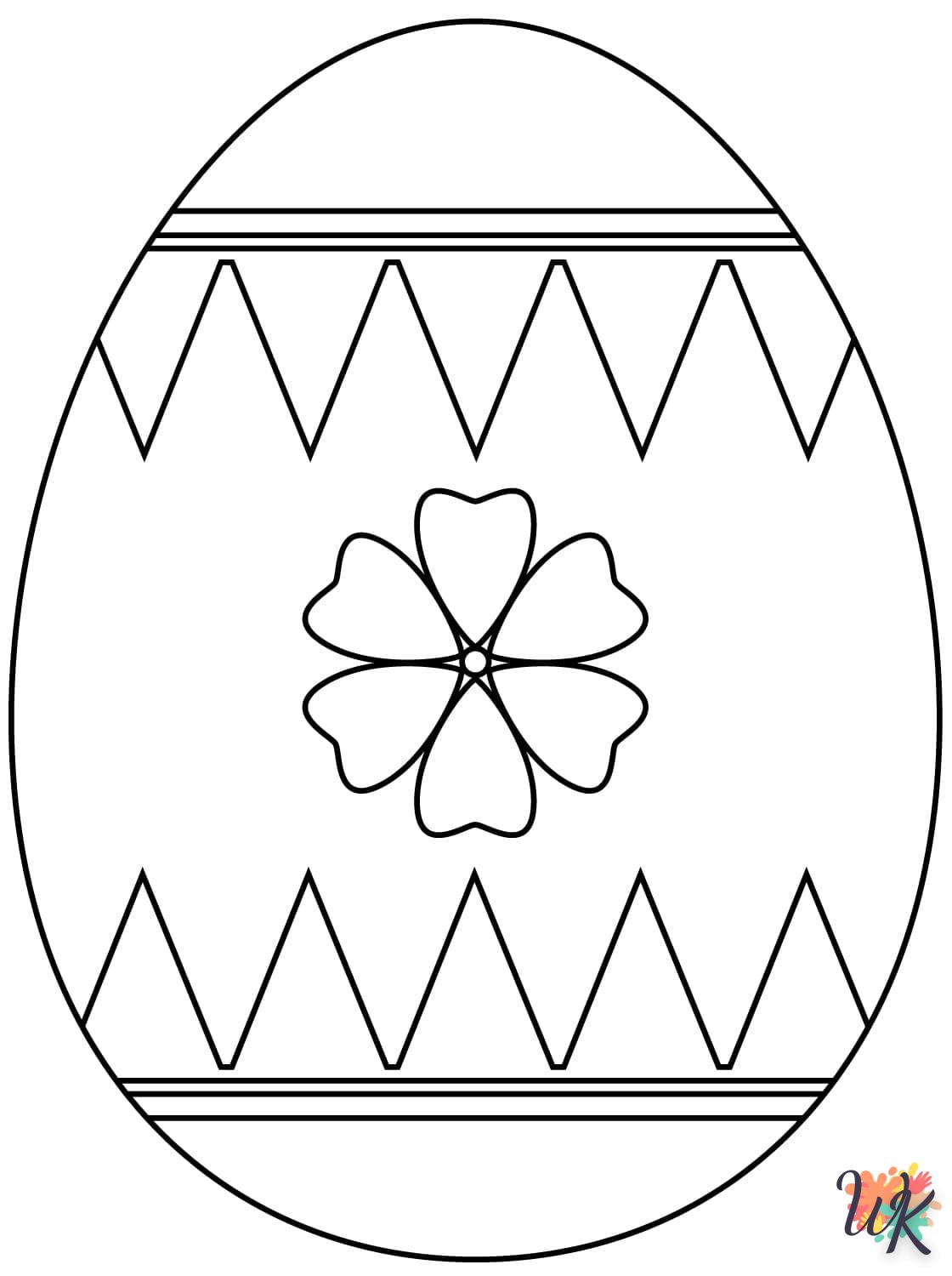 coloriage Oeuf de Pâques  en ligne