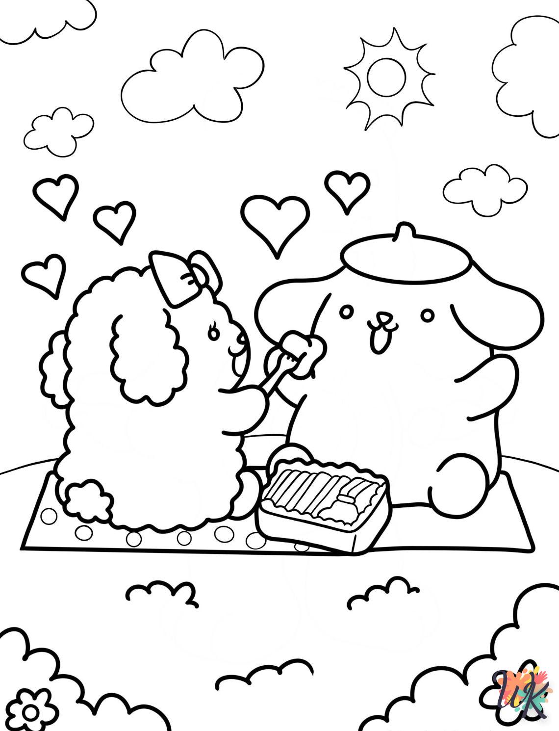 imprimer coloriage Pompompurin  gratuit