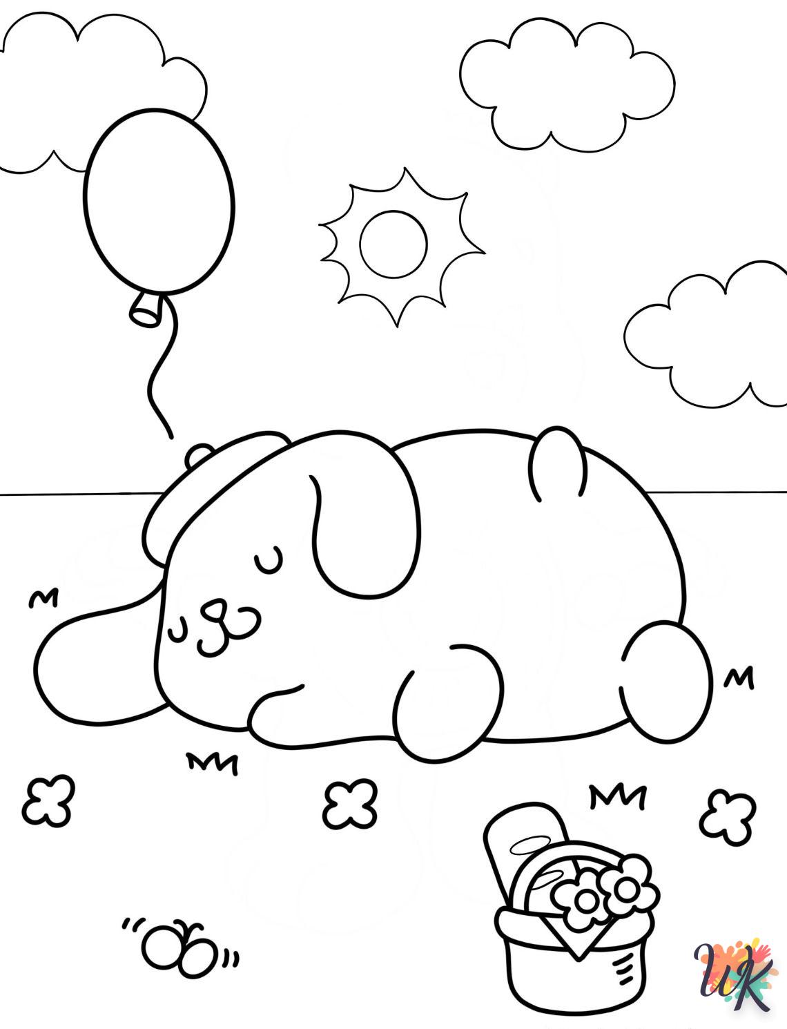 coloriage Pompompurin  a imprimer enfant 6 ans