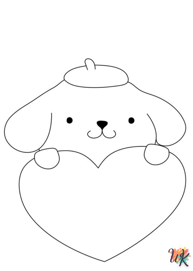 coloriage Pompompurin  enfant à imprimer