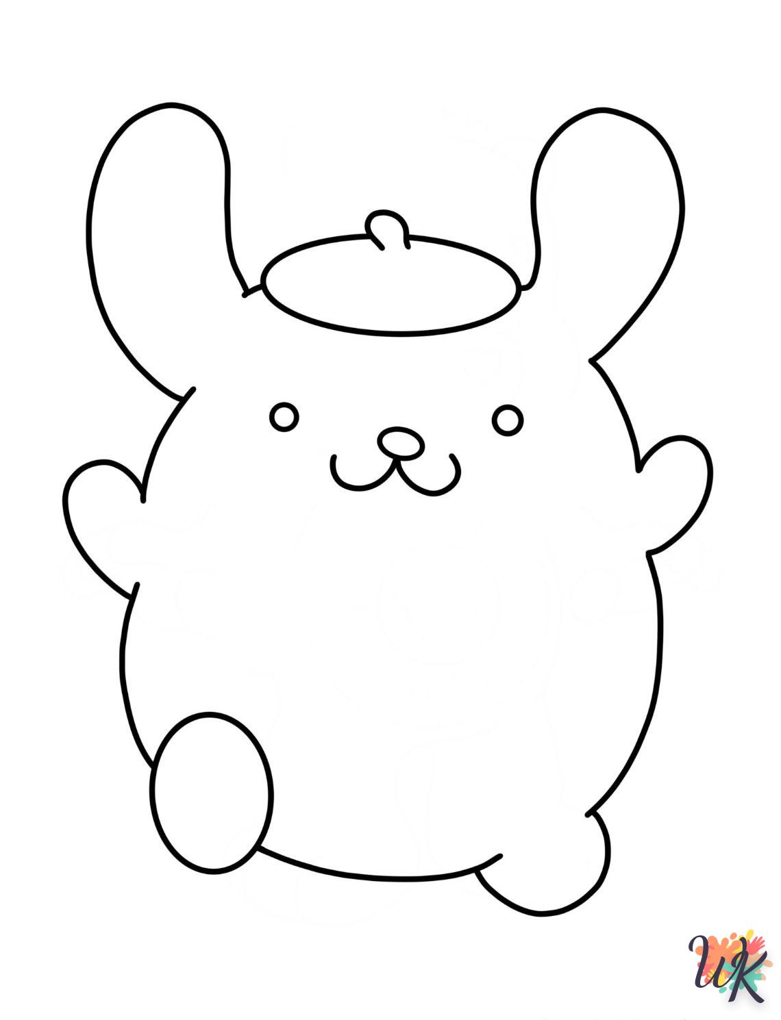 coloriage Pompompurin  à imprimer pour enfant de 8 ans