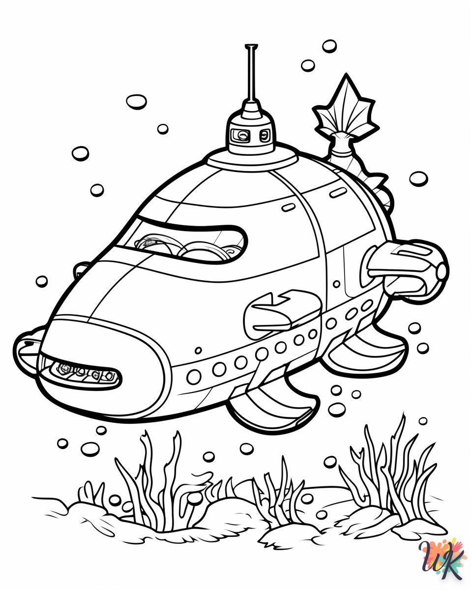 coloriage Sous-Marin  gratuit