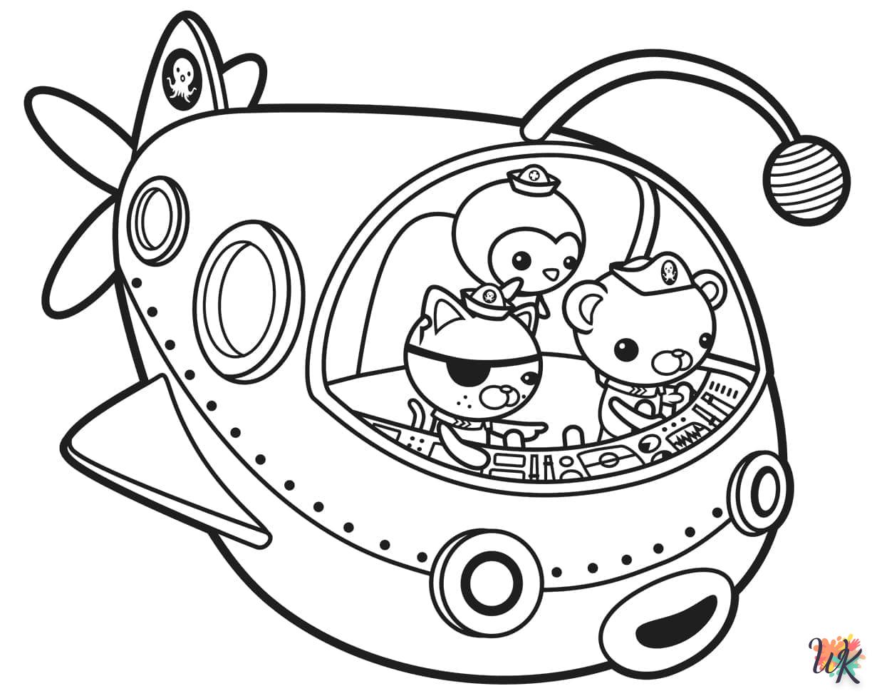 coloriage Sous-Marin  a imprimer enfant 5 ans 1