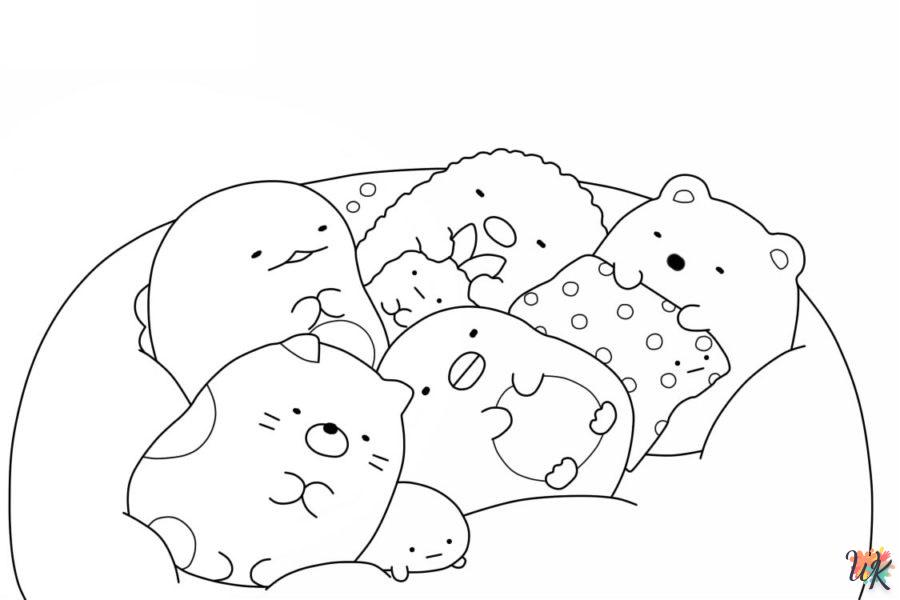 coloriage Sumikko Gurashi  a colorier en ligne