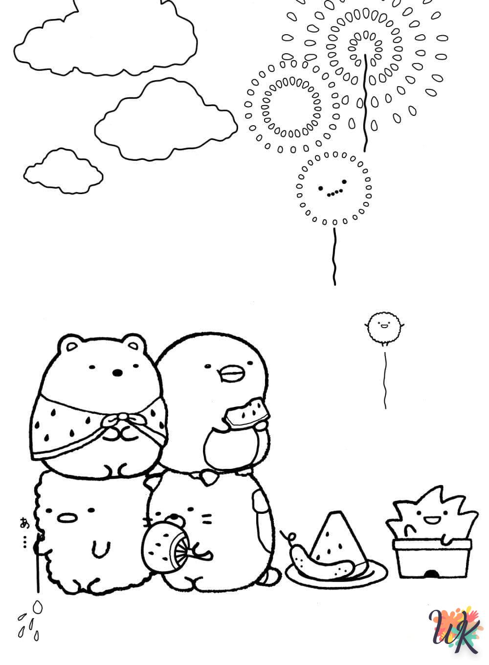 coloriage Sumikko Gurashi  pour enfant