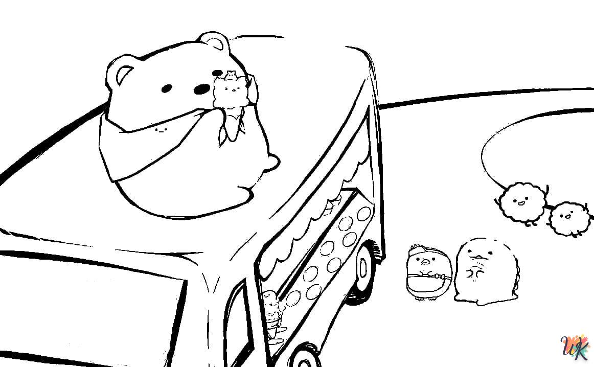 coloriage Sumikko Gurashi  gratuit en ligne