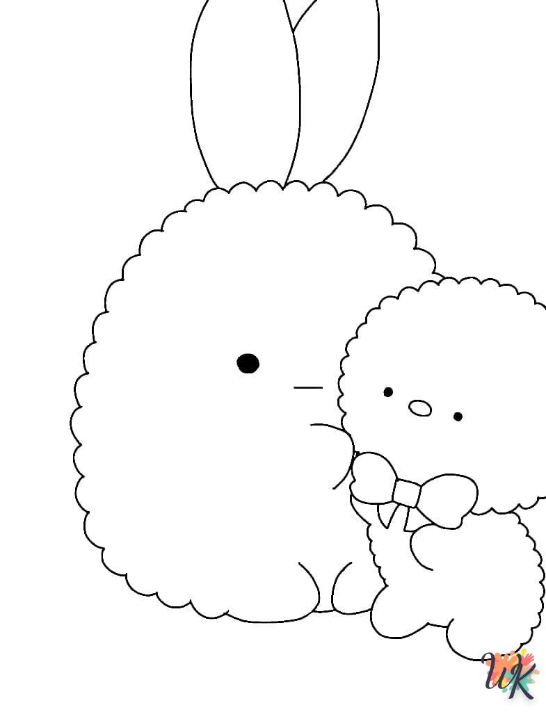 coloriage Sumikko Gurashi  d'enfant a imprimer 1