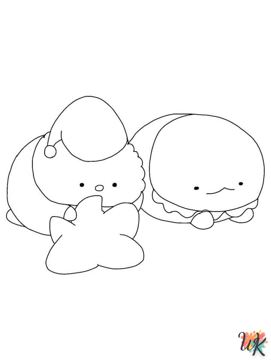 coloriage Sumikko Gurashi  a colorier en ligne gratuitement