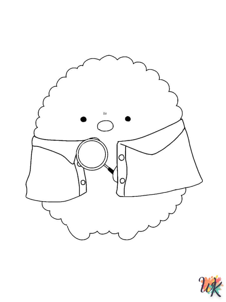 coloriage Sumikko Gurashi  gratuit