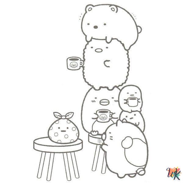 coloriage Sumikko Gurashi  a dessiner et imprimer