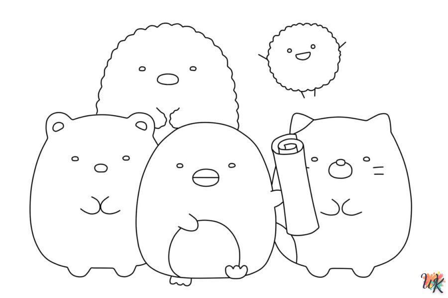 coloriage Sumikko Gurashi  en ligne gratuit pour 12 ans