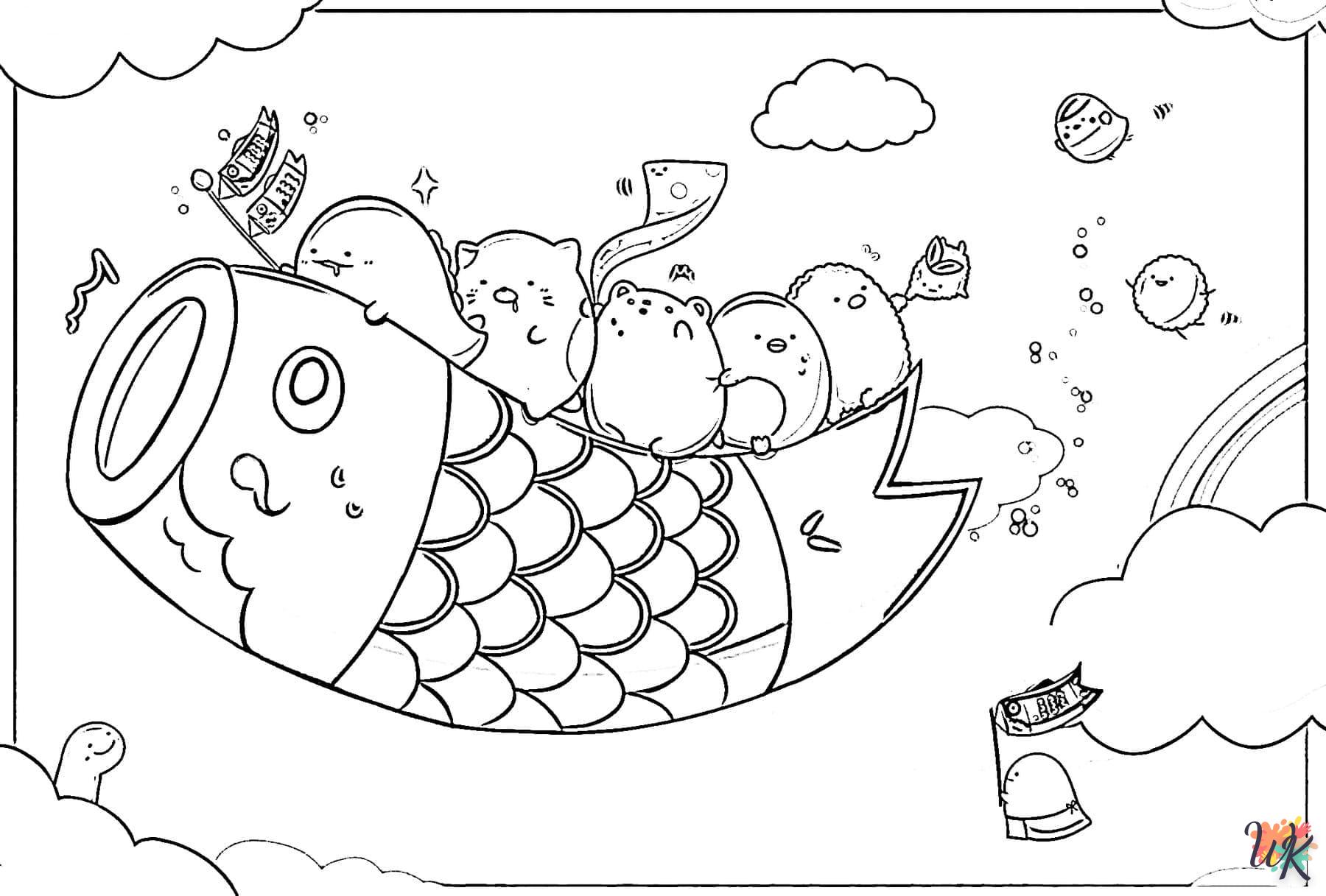 coloriage Sumikko Gurashi  pour enfants a imprimer