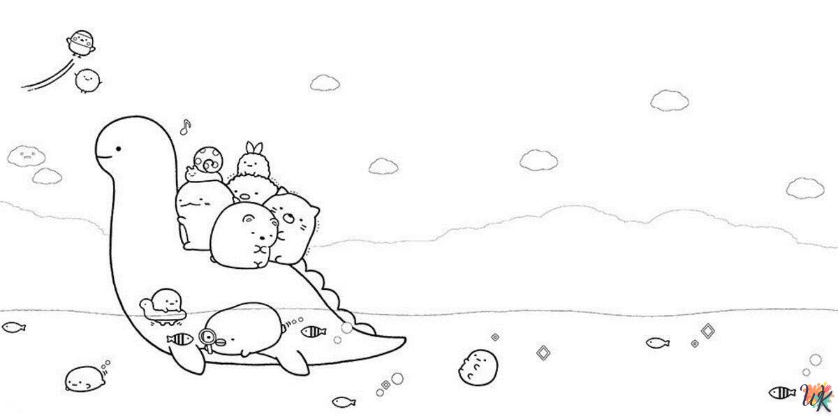 coloriage Sumikko Gurashi  a imprimer enfant 5 ans