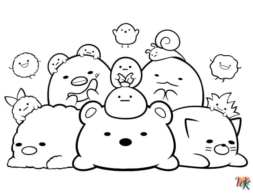 coloriage Sumikko Gurashi  à imprimer pdf