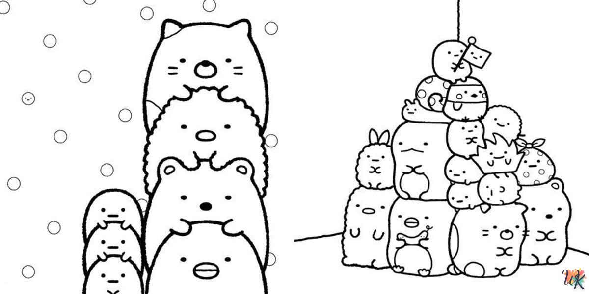 coloriage Sumikko Gurashi  sonic en ligne gratuit à imprimer 2