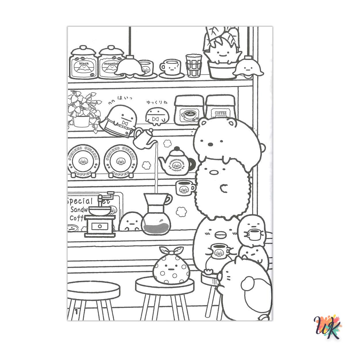 coloriage Sumikko Gurashi  à colorier en ligne gratuit