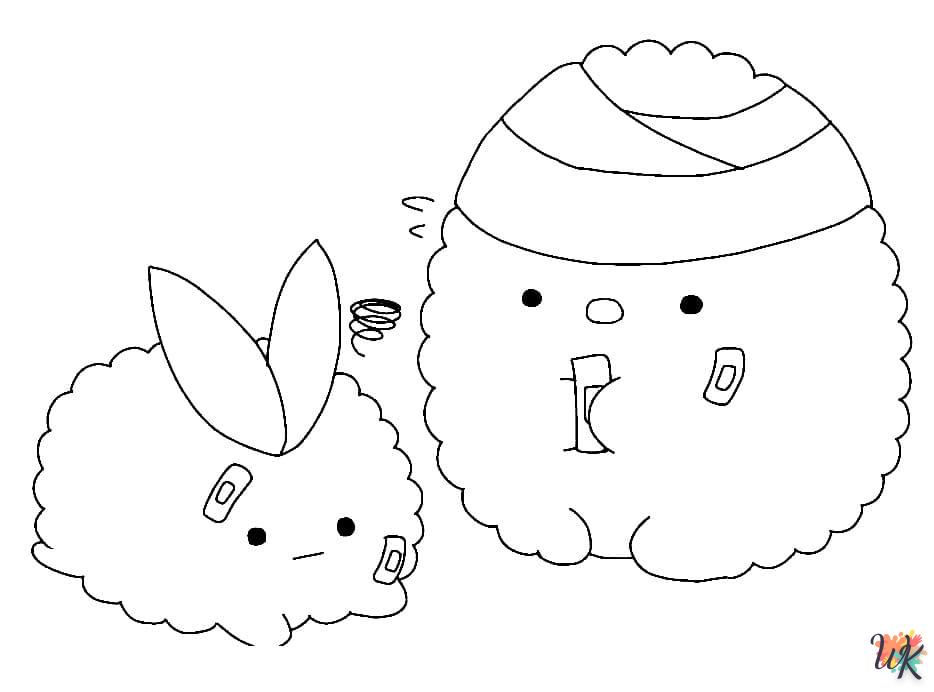 a imprimer coloriage Sumikko Gurashi  gratuit 1