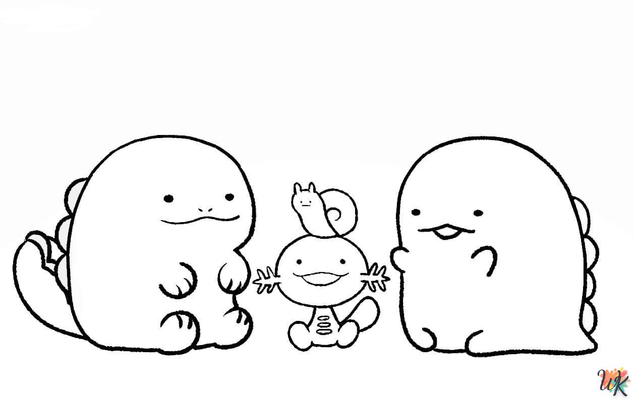 coloriage Sumikko Gurashi  en ligne à imprimer 1