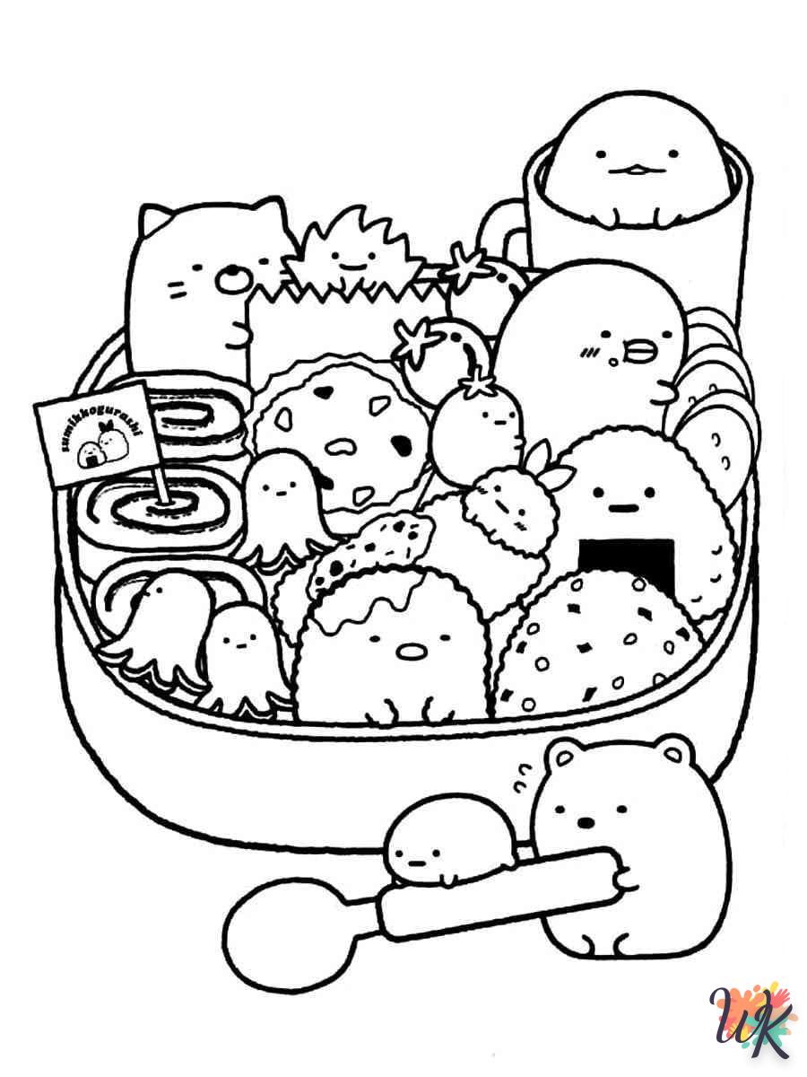 coloriage Sumikko Gurashi  à imprimer gratuit