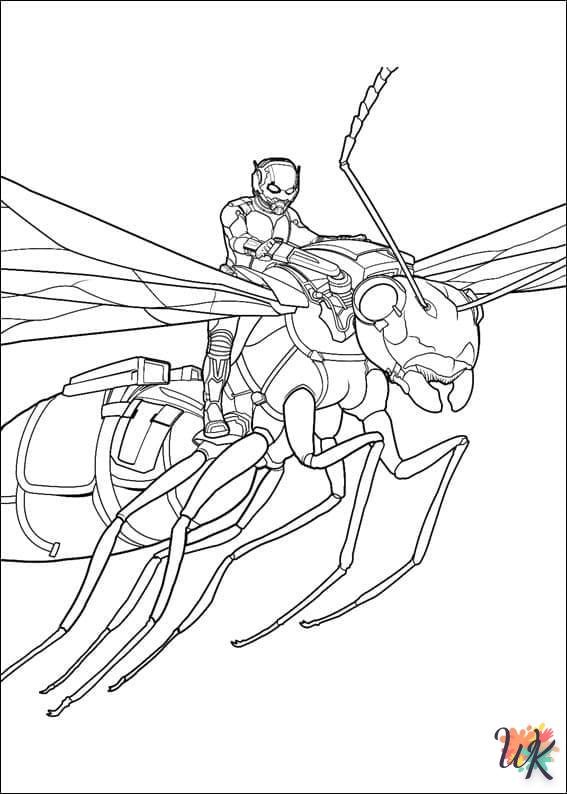 coloriage Ant Man  à imprimer pdf gratuit