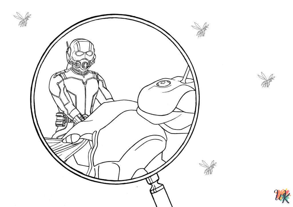 coloriage Ant Man  pour enfants à télécharger