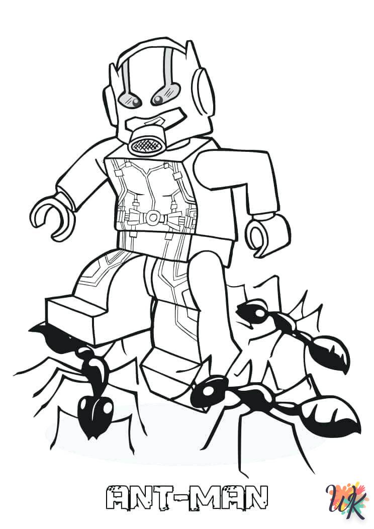 coloriage Ant Man  pour enfant de 10 ans