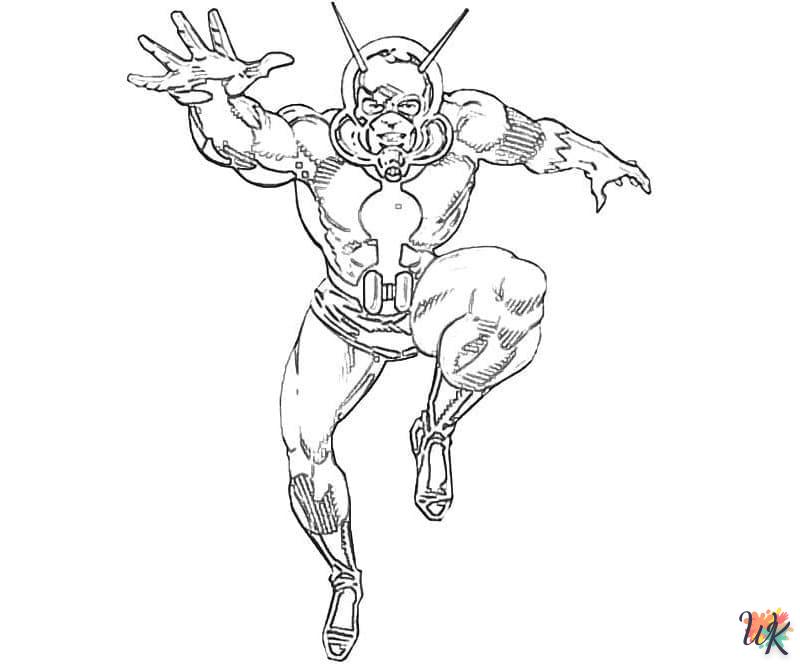 coloriage Ant Man  gratuit en ligne