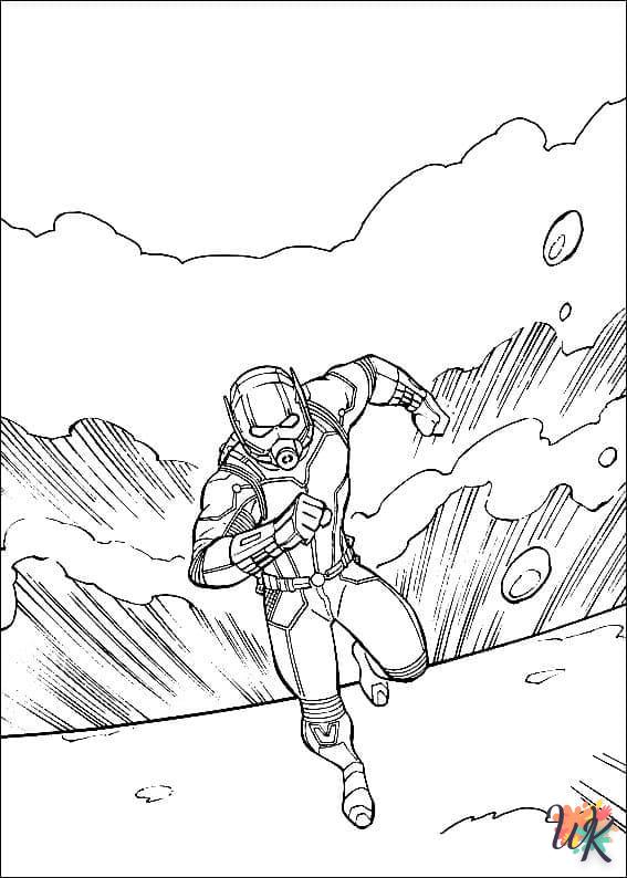 coloriage Ant Man  gratuit a imprimer