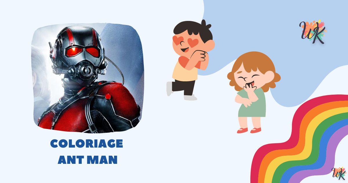 Coloriage Ant Man est le plus petit super-héros de l’univers