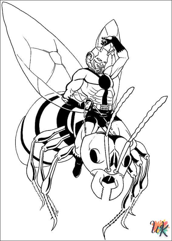 coloriage Ant Man  en ligne pour enfant