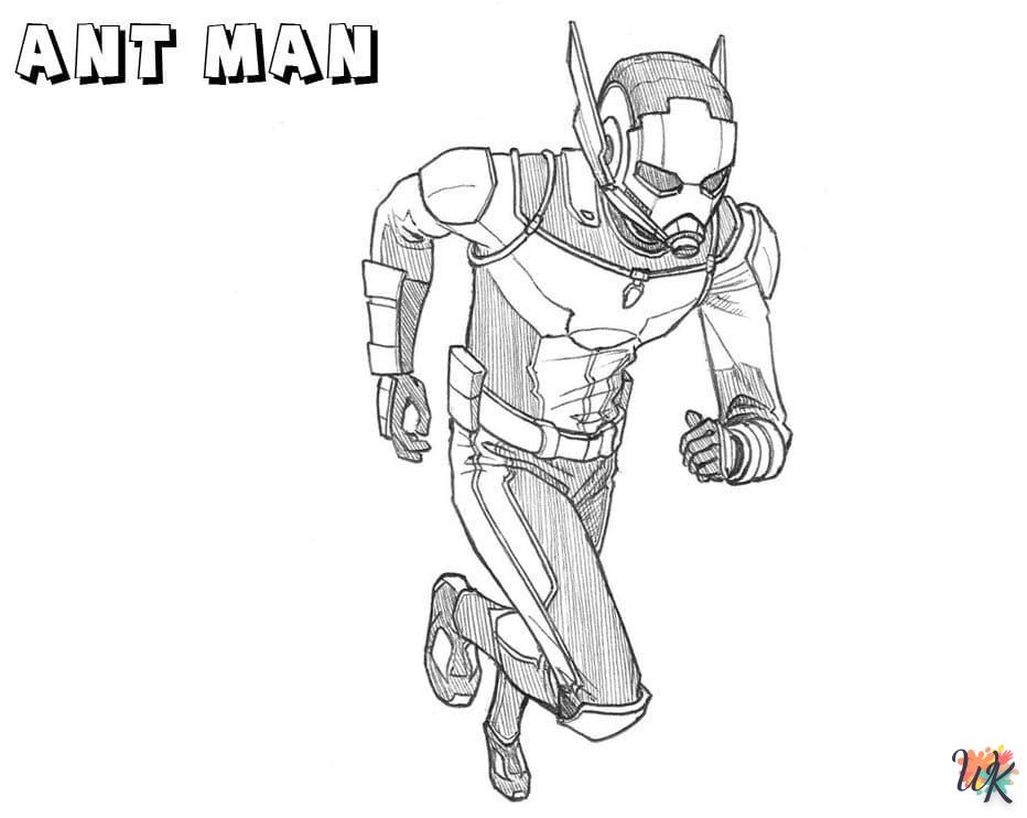 coloriage Ant Man  en ligne 8 ans