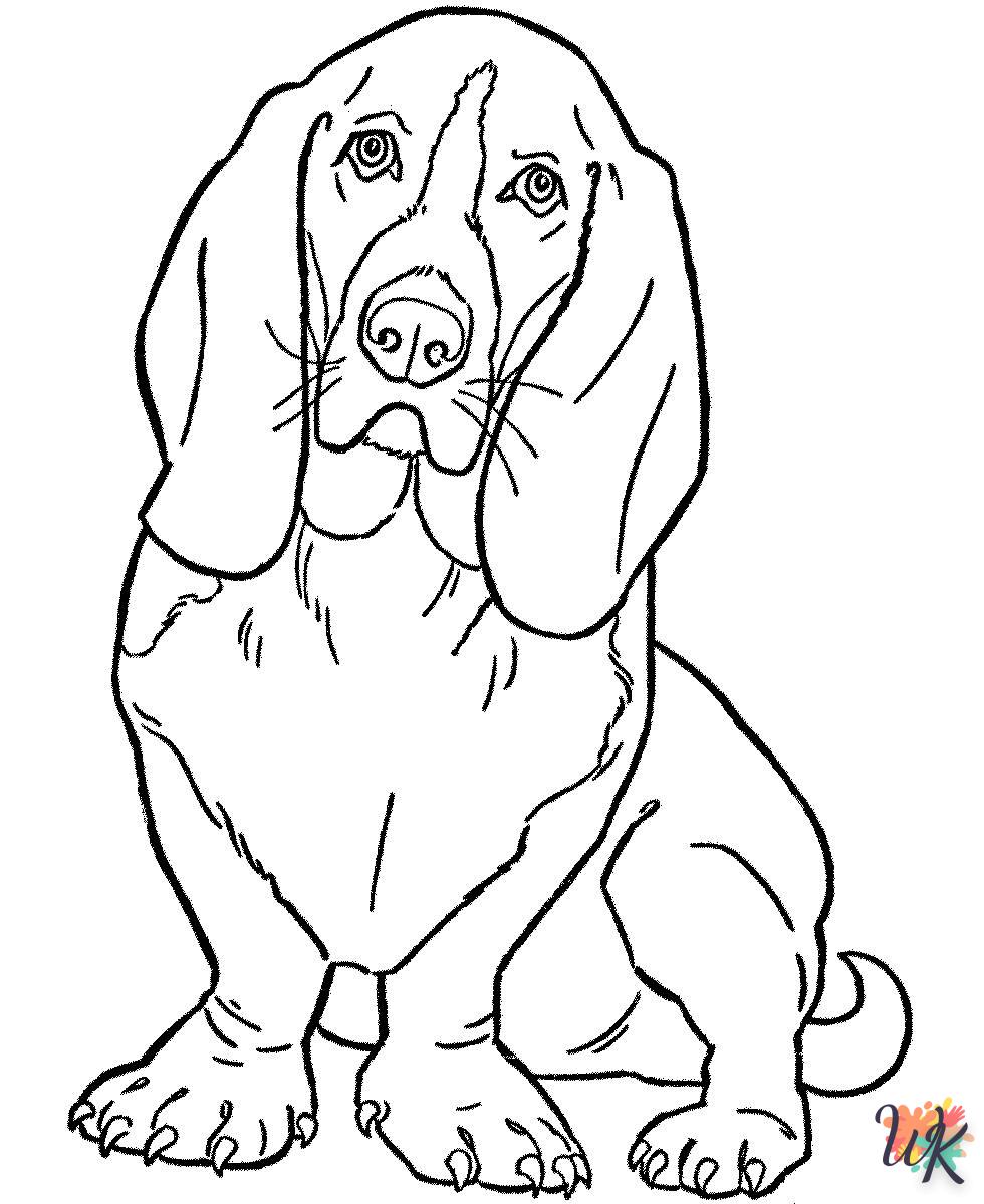 coloriage Chien  gratuit en ligne 1