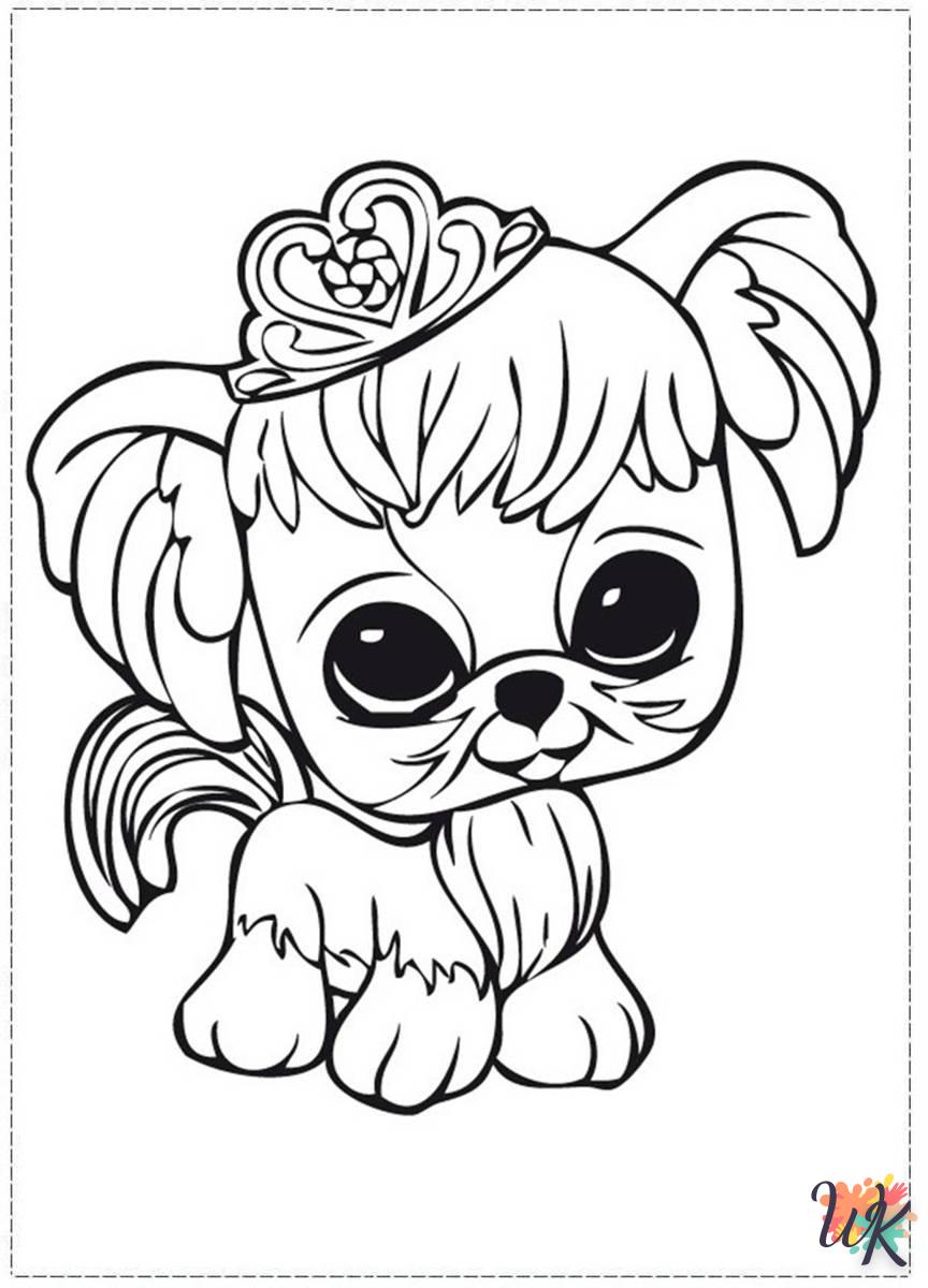 alphabet coloriage Chien  en ligne 3