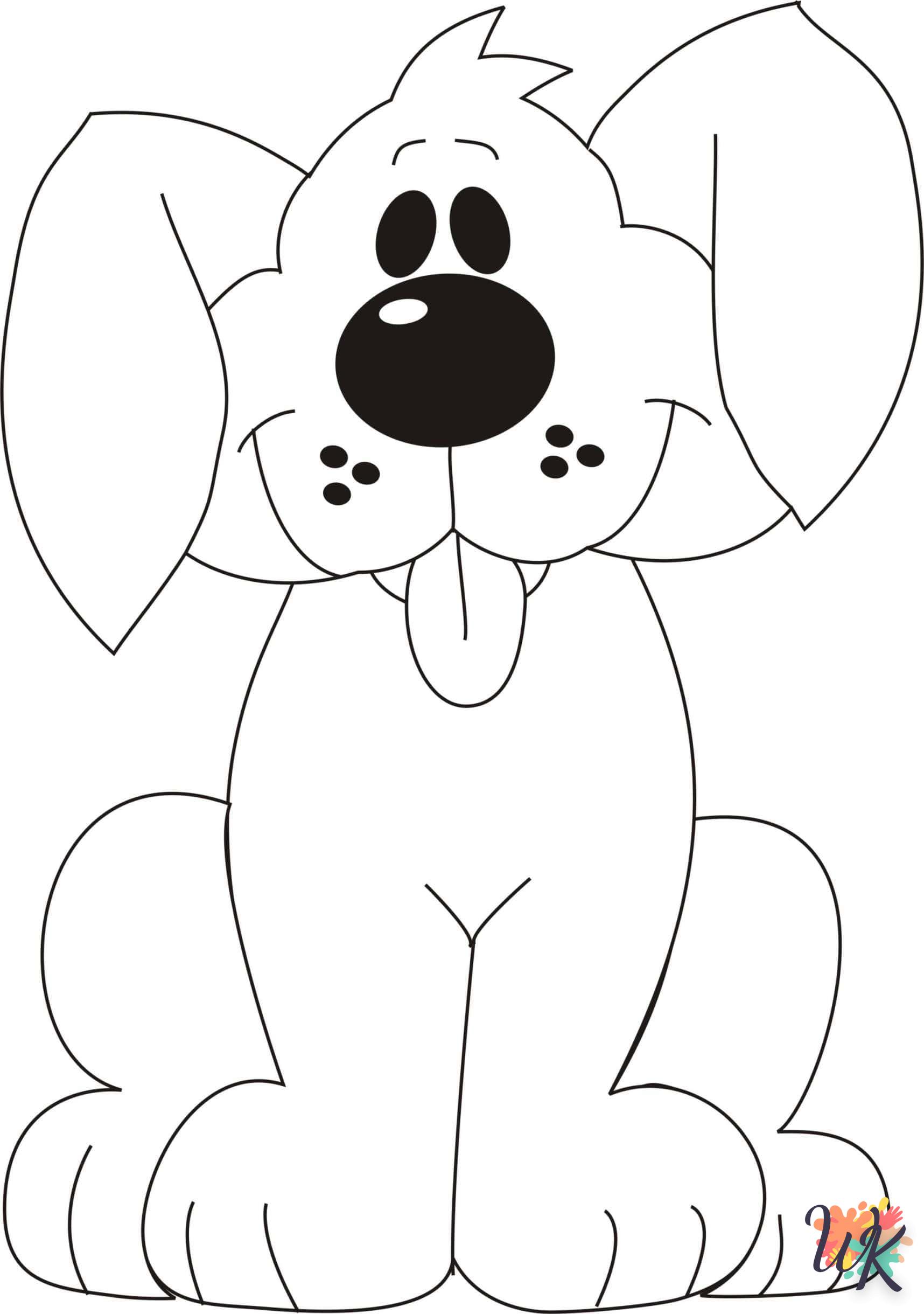 coloriage Chien  pour enfant a imprimer gratuit 1