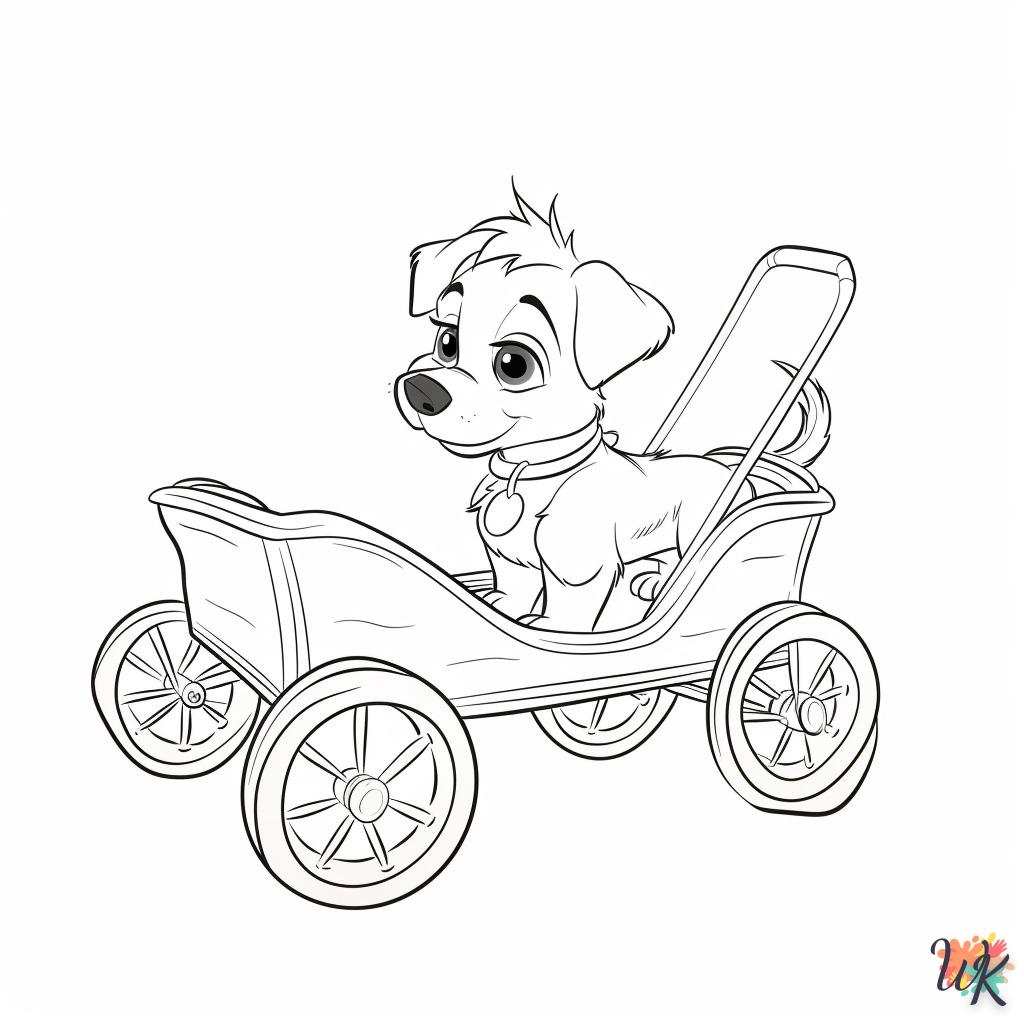 coloriage Chien  a colorier en ligne