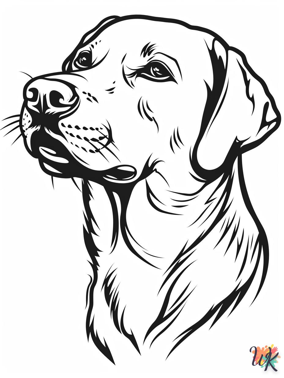 coloriage Chien  a dessiner en ligne