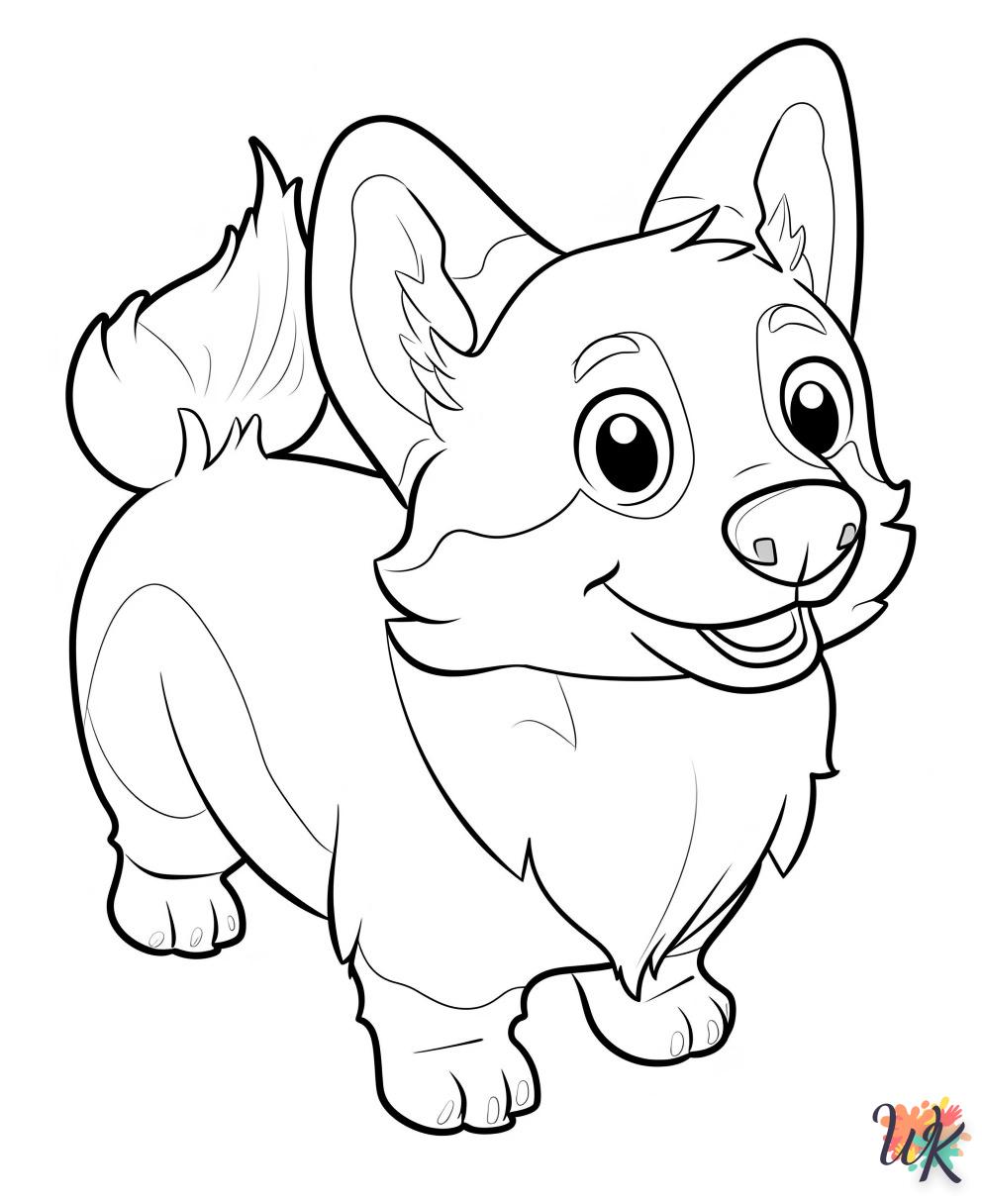 coloriage Chien  a imprimer