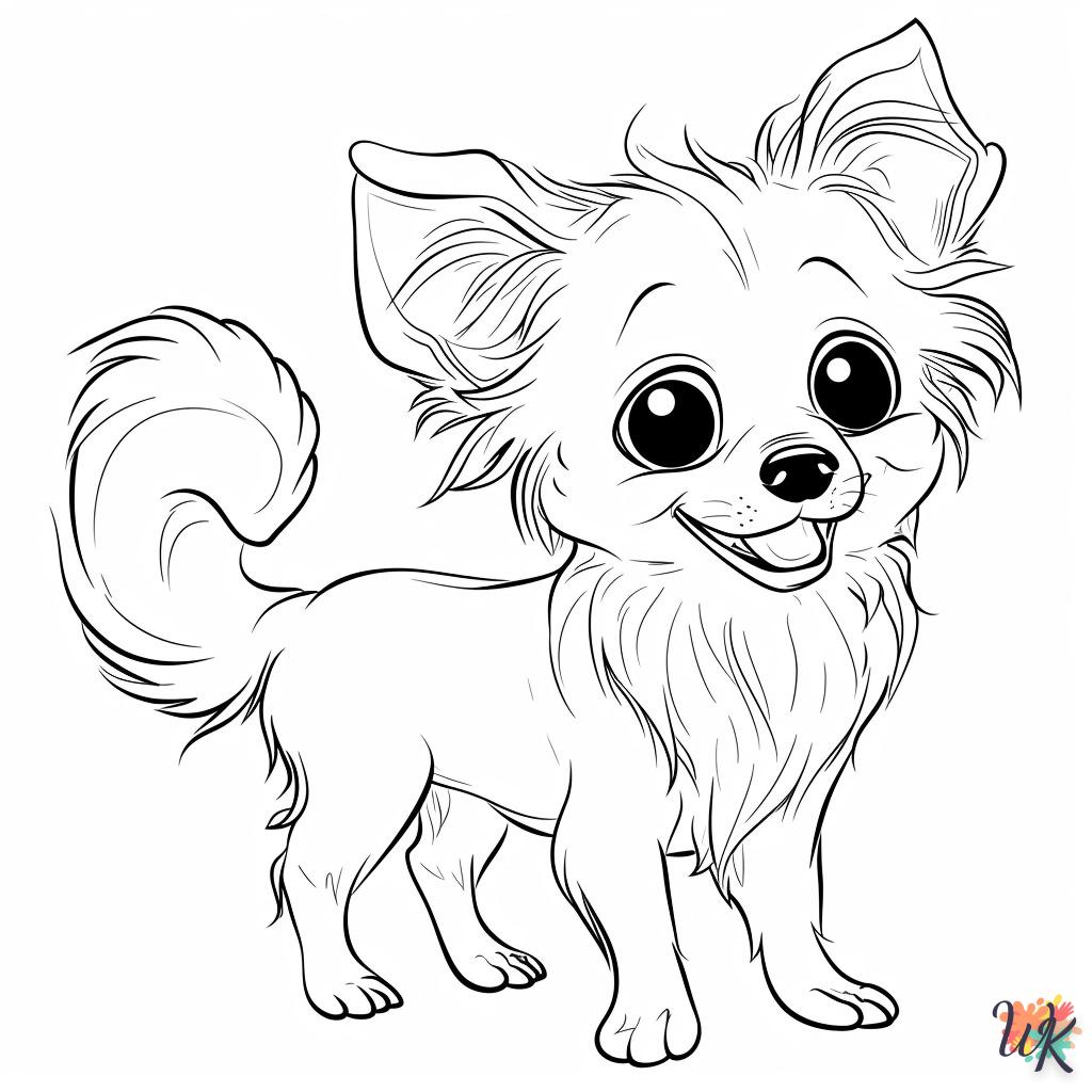 coloriage Chien  pour enfant de 5 ans 1